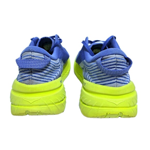 Hoka One One Carbon X Men\'s 11 Running Shoes Blue Yellow Lace Up Sneaker main image 5